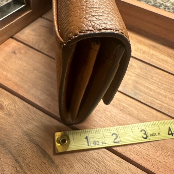 Michael Kors wallet brand new never used. Brown with gold accents. $148 new. - Picture 7 of 14